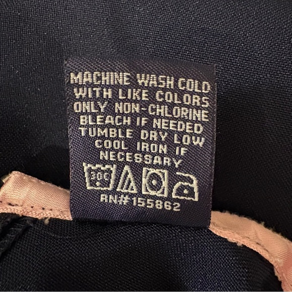 Limited Too Girls Navy Blue Sleeveless Dress Size 12 White Bow Accents - Picture 5 of 6